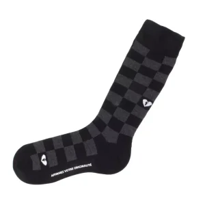 Accessories^Fluevog Shoes Diego Vog Socks | Checkered Sock Black/Grey