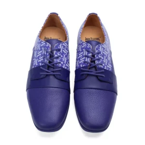 Men's^Fluevog Shoes Fuller | Colourblock Lace-Up Shoe Purple
