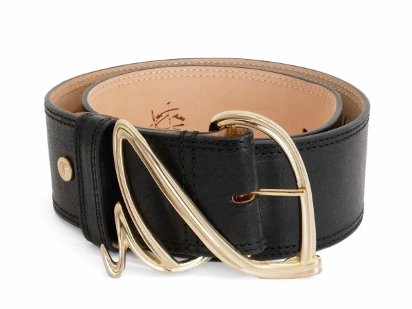 Accessories^Fluevog Shoes Gawain Belt | Wide Waist Belt Black