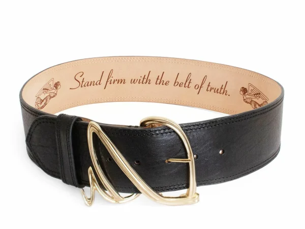 Accessories^Fluevog Shoes Gawain Belt | Wide Waist Belt Black