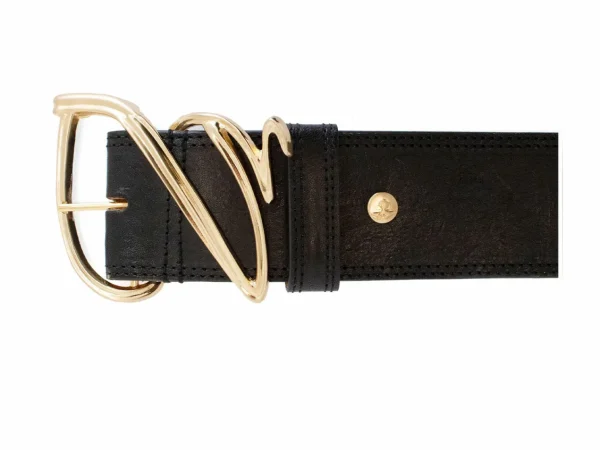 Accessories^Fluevog Shoes Gawain Belt | Wide Waist Belt Black