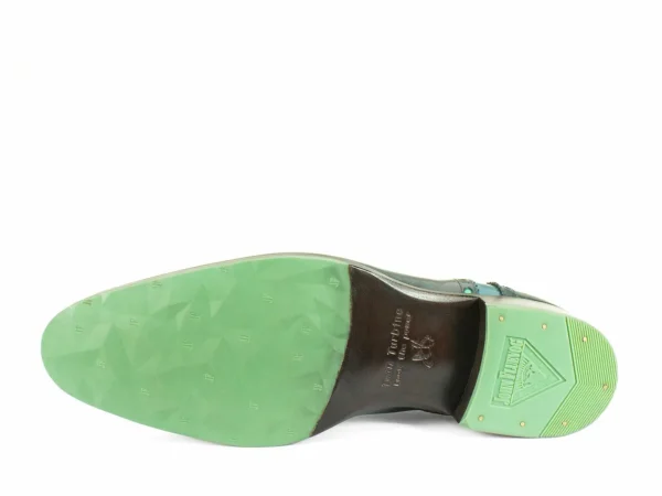 Men's^Fluevog Shoes 837 Granville | Brogued Leather Oxford Turquoise