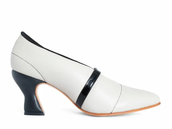 Women's^Fluevog Shoes Kit | Minimalistic Padded Pump Beige Quilted
