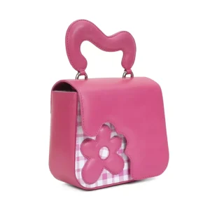 Women's^Fluevog Shoes Luciana | Puffy Padded Handbag Pink