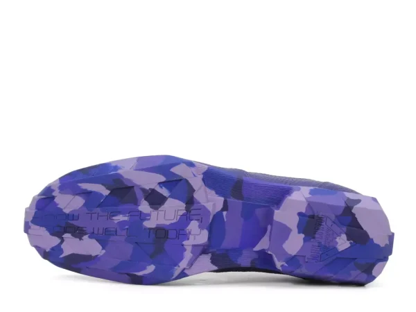 Men's^Fluevog Shoes Meridian | Slip-On Shoe With Plastic Toggle Purple