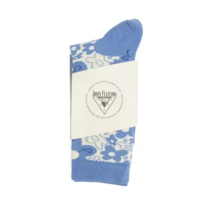 Accessories^Fluevog Shoes Monkey Vog Socks | Custom Floral Sock Blue Floral Twins