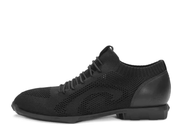 Men's^Fluevog Shoes Nova | Elastic Lace-Up Vegan Shoe Black