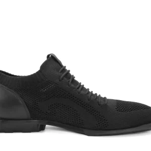 Men's^Fluevog Shoes Nova | Elastic Lace-Up Vegan Shoe Black