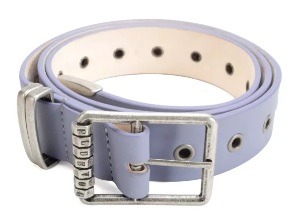 Men's^Fluevog Shoes Percivale Belt | Casual Leather Belt Lavender