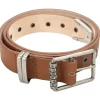 Men's^Fluevog Shoes Percivale Belt | Casual Leather Belt Brown